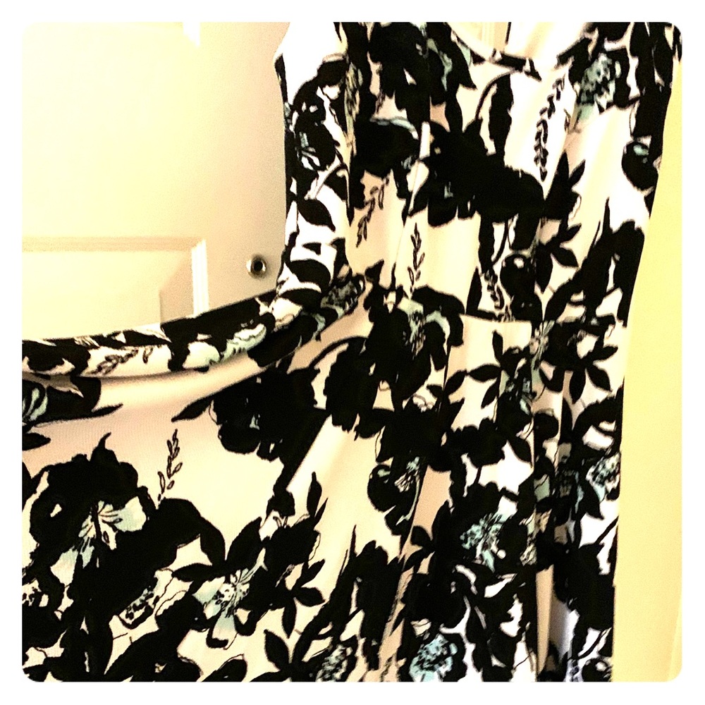 Torrid white dress with floral print